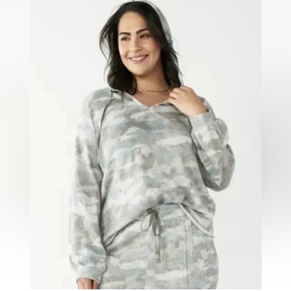 NWT Women’s Sonoma Goods for Life PETITES‎ PLUS SIZE 1X Pullover Hoodie